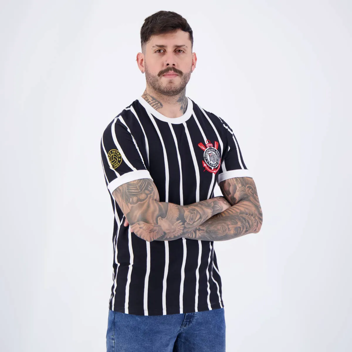 Camisa Retrô Corinthians Listrada