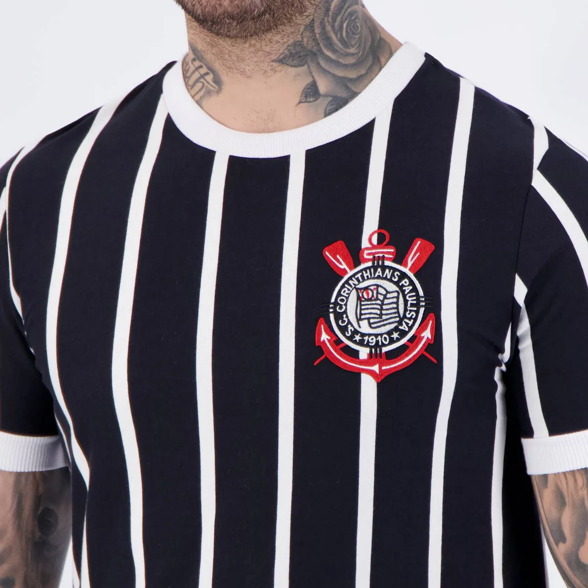 Camisa Retrô Corinthians Listrada