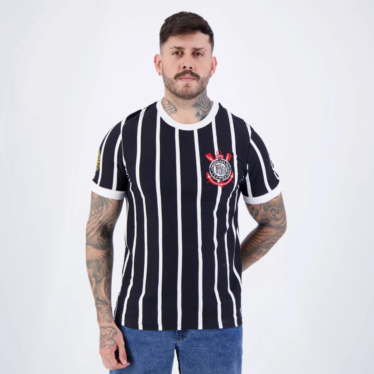 Camisa Retrô Corinthians Listrada