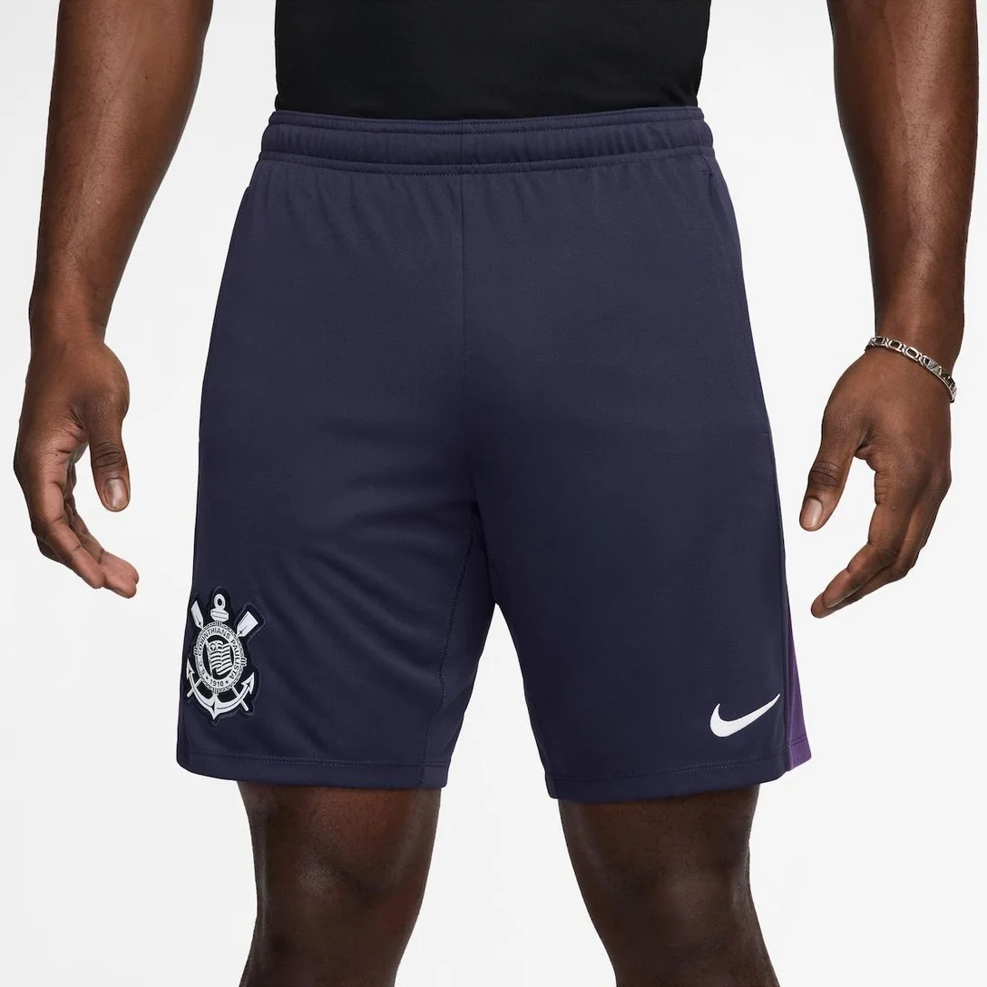 Short Corinthians Roxo 2025